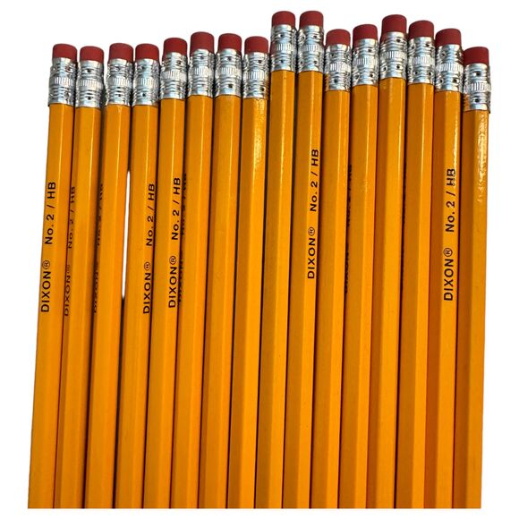 Vintage Dixon No. 2 HB Pencils Lot of 16 unused - Picture 3 of 4